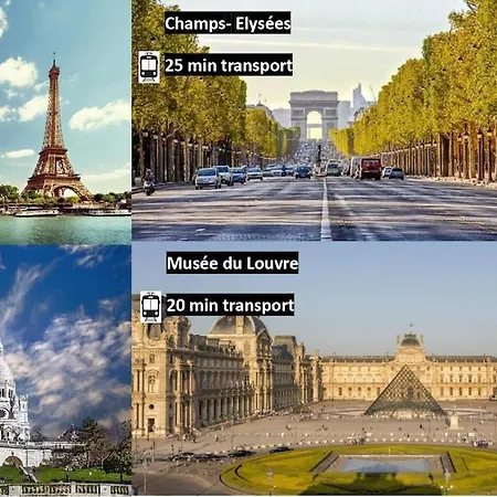 T2 With Parking -7 Min To Paris & Stade France *